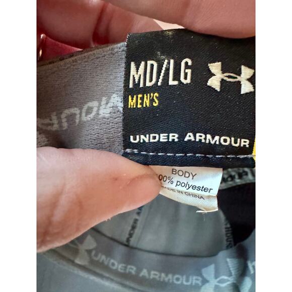 Under Armour Mens Grey Mesh Back Stretch Fit Hat Cap - Picture 7 of 7